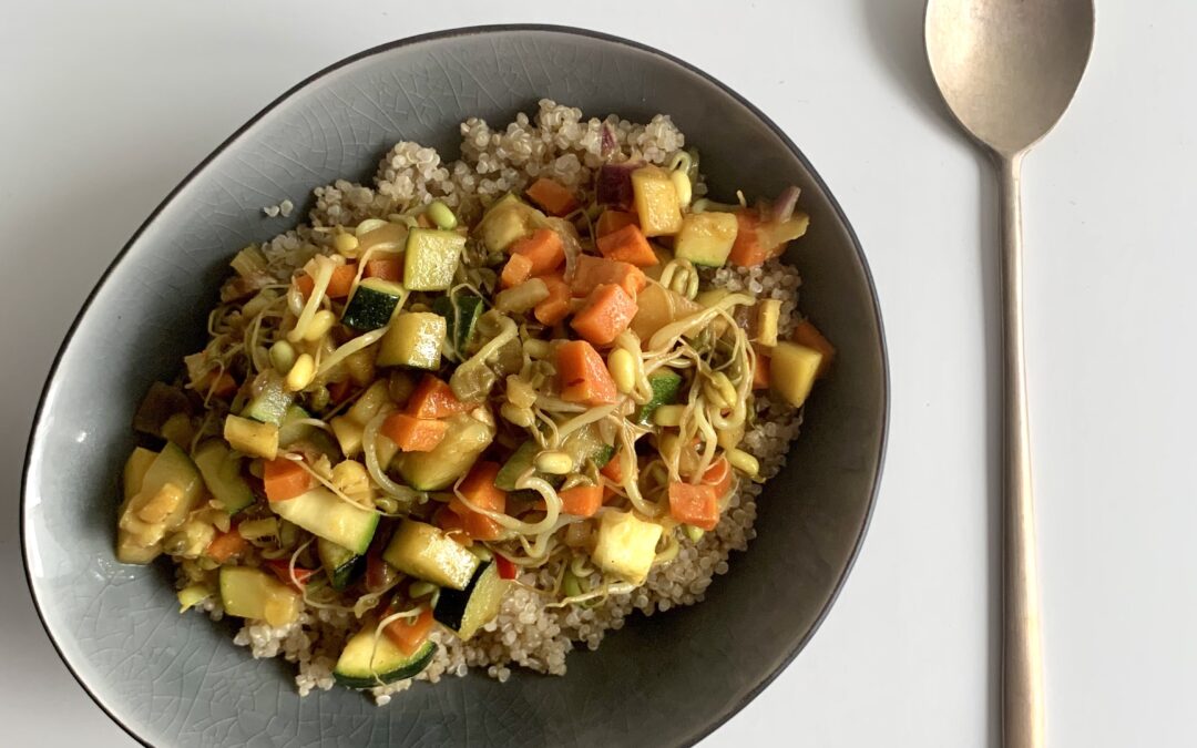 Gemüse Curry mit Quinoa